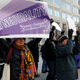 Net-neutrality advocates rally in front of the Federal Communications Commission offices in Washington D.C., Dec. 13, 2017.